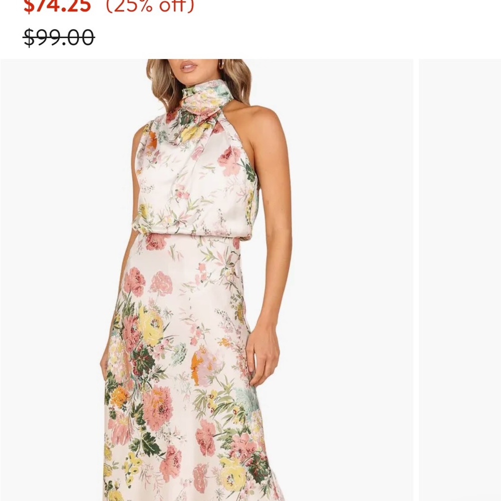 Petal & Pup Multicolor Floral Maxi Dress